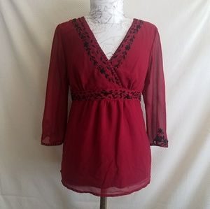 Motherhood maternity blouse Size L